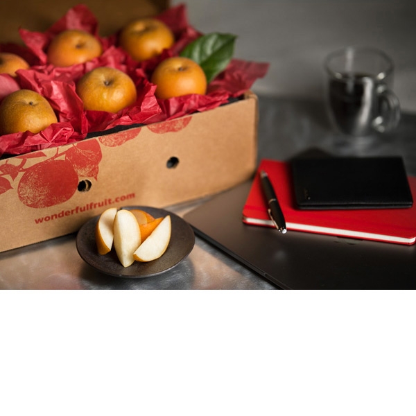 Corporate Fruit Box with Asian Pears